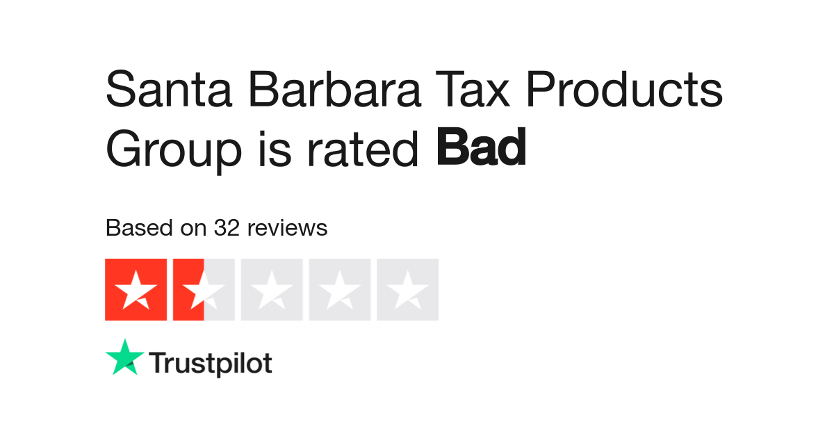 Santa Barbara Tax Products Group Reviews Read Customer Service