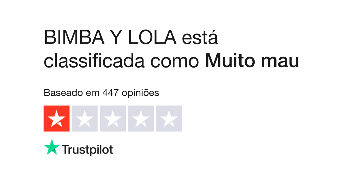 Opini es sobre BIMBA Y LOLA Leia opini es sobre o servi o de