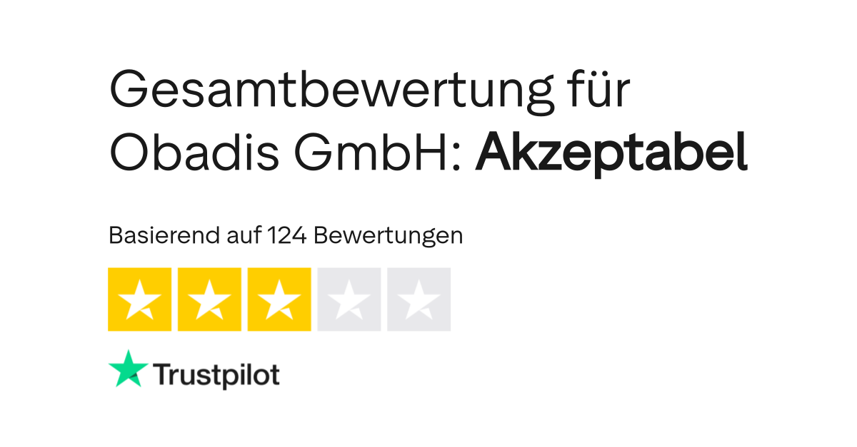 Bewertungen Zu Obadis Gmbh Lesen Sie Kundenbewertungen Zu Obadis Com