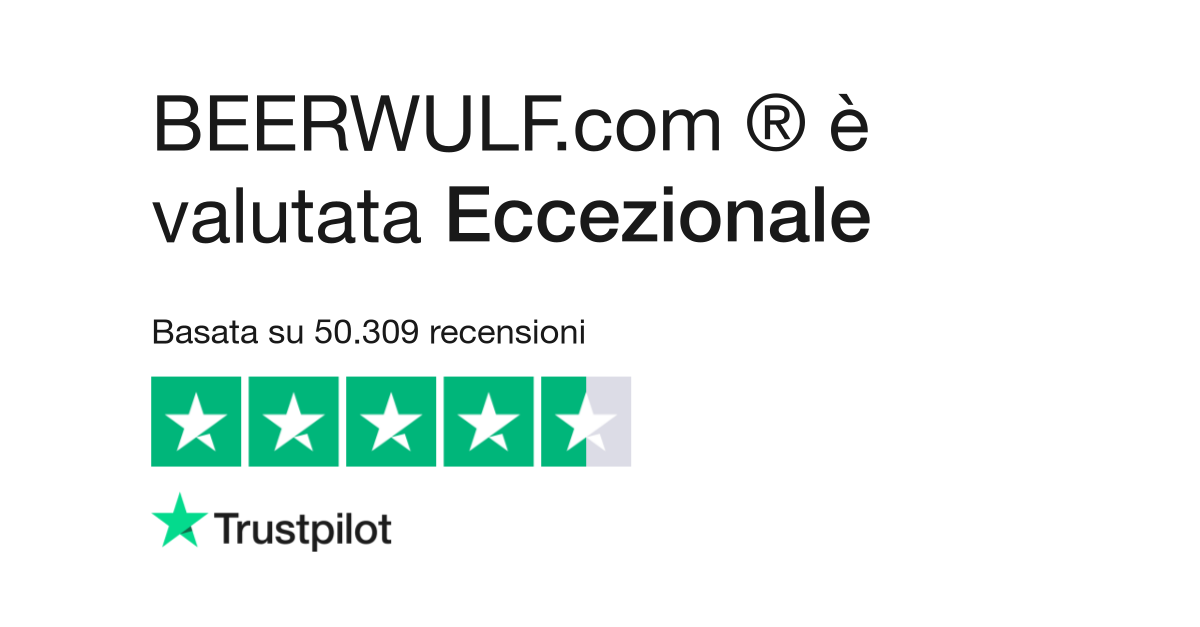 BEERWULF.com ®  Leggi le recensioni dei servizi di beerwulf.com