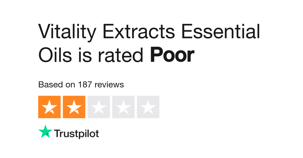 Vitality Extracts Essential Oils Reviews  Read Customer Service Reviews of  www.vitalityextracts.com