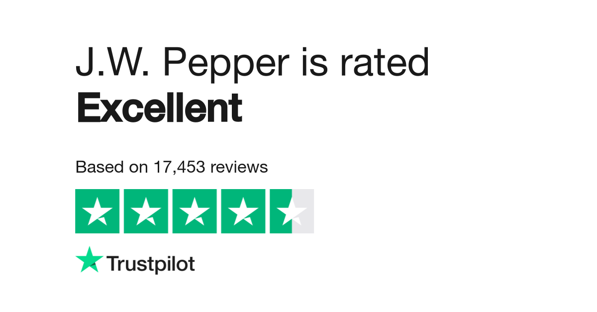 J.W. Pepper Reviews  Read Customer Service Reviews of www.jwpepper.com