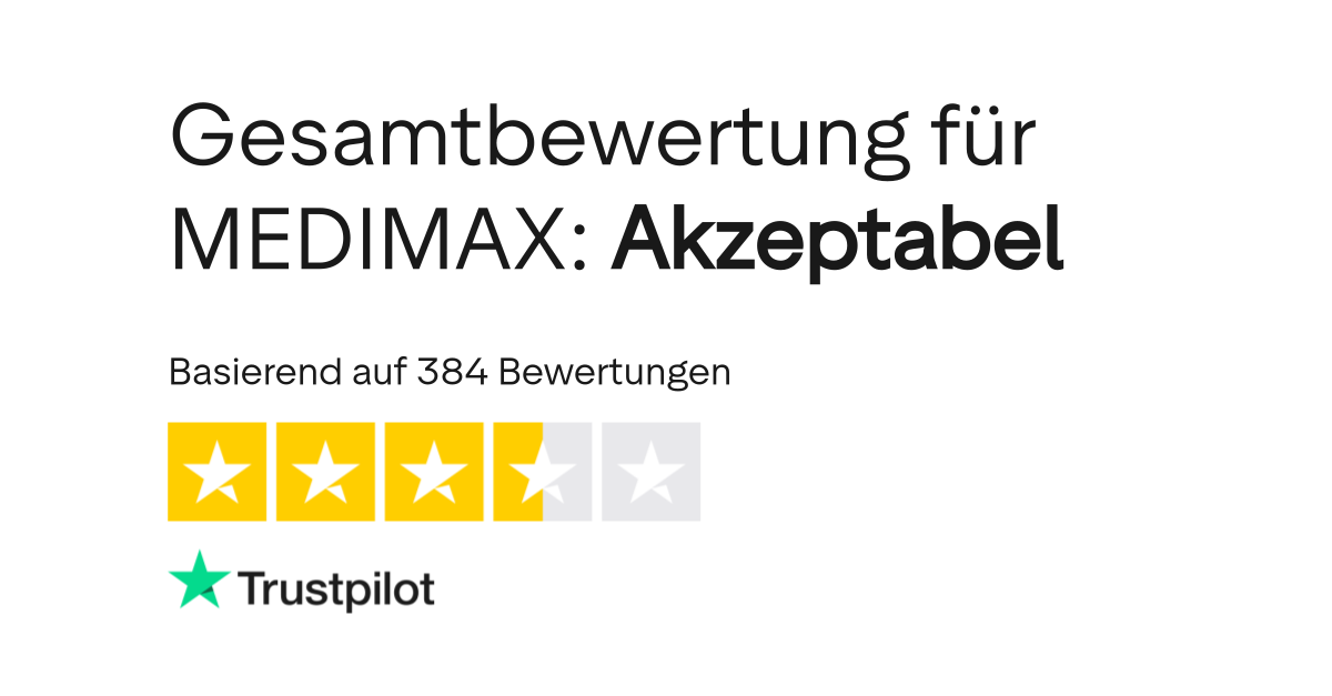 Bewertungen Zu Medimax Lesen Sie Kundenbewertungen Zu Medimax De