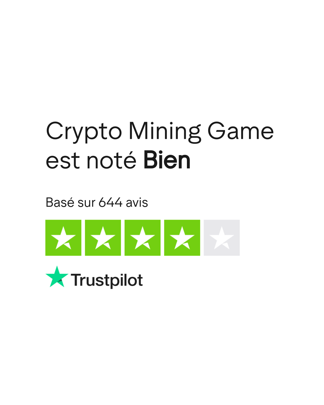 Avis de Crypto Mining Game | Lisez les avis marchands de  cryptomininggame.com