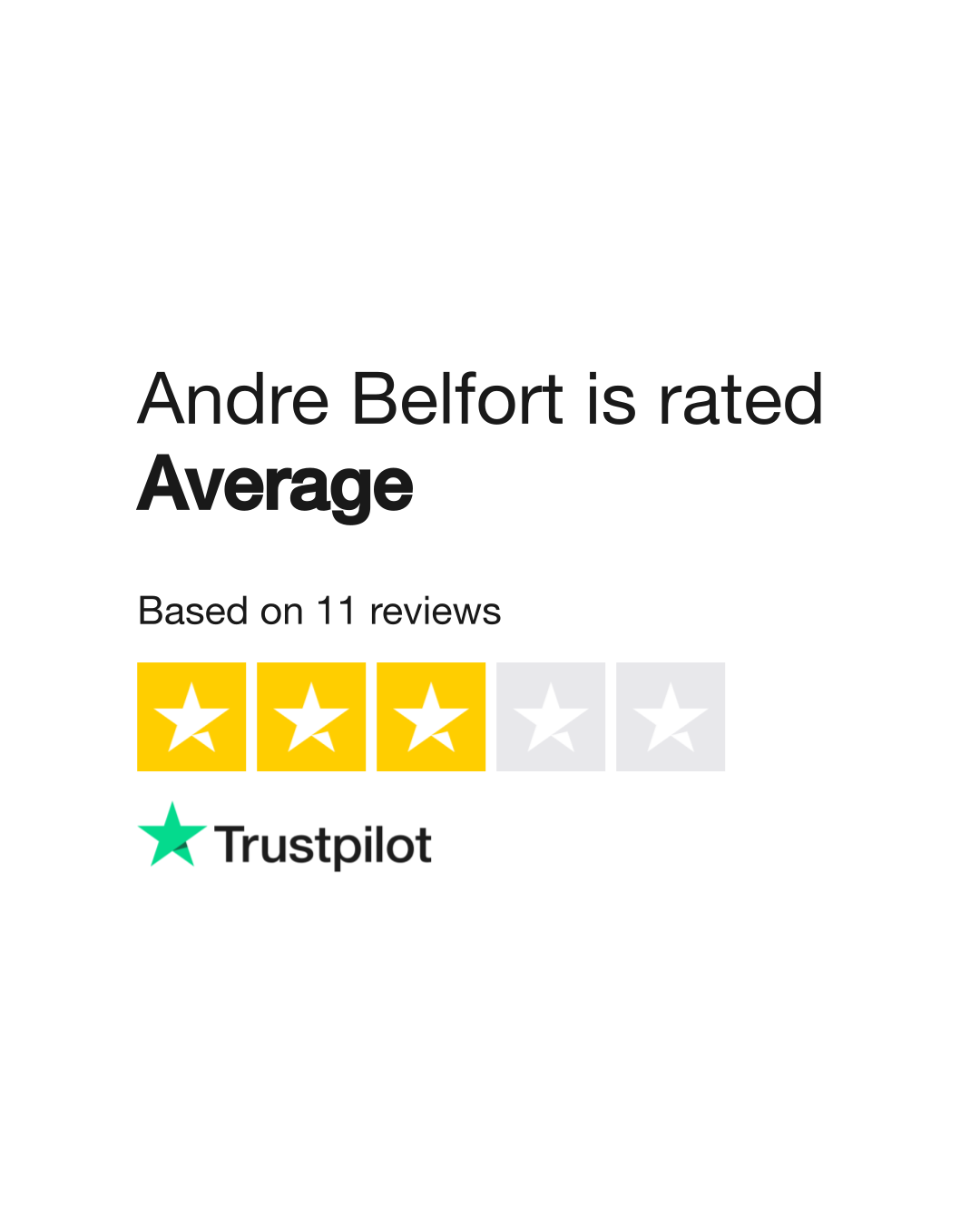 Andre Belfort Reviews Read Customer Service Reviews of www.andre