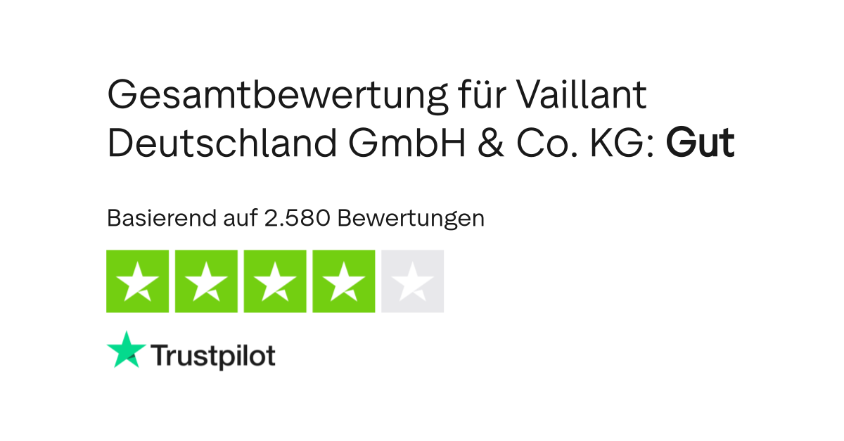 Bewertungen zu Vaillant Deutschland GmbH & Co. KG Lesen Sie