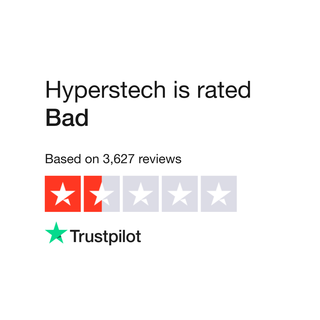 Hyperstech Reviews Read Customer Service Reviews of 12 of 85