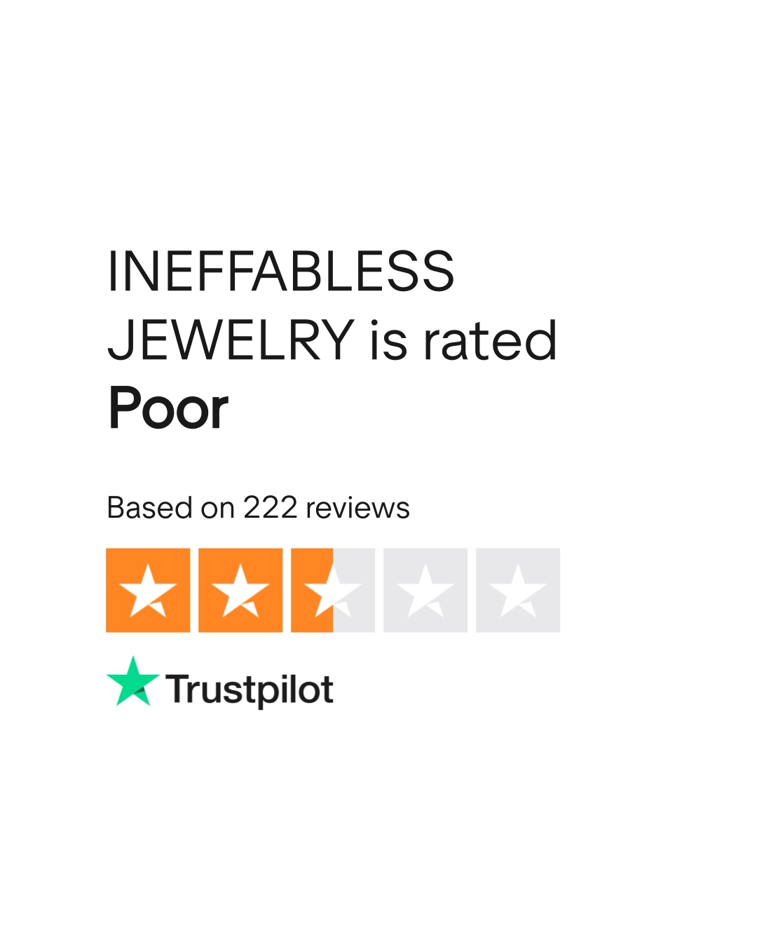 INEFFABLESS JEWELRY Reviews | Read Customer Service Reviews of  www.ineffabless.co.uk | 7 of 10