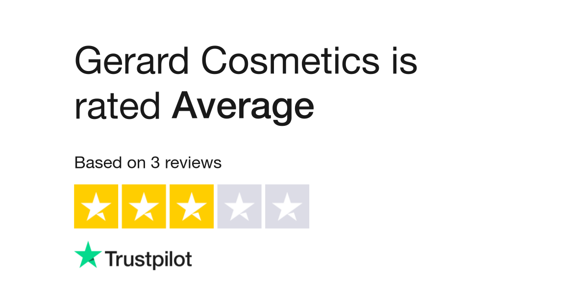 Gerard cosmetics shipping 2025 review