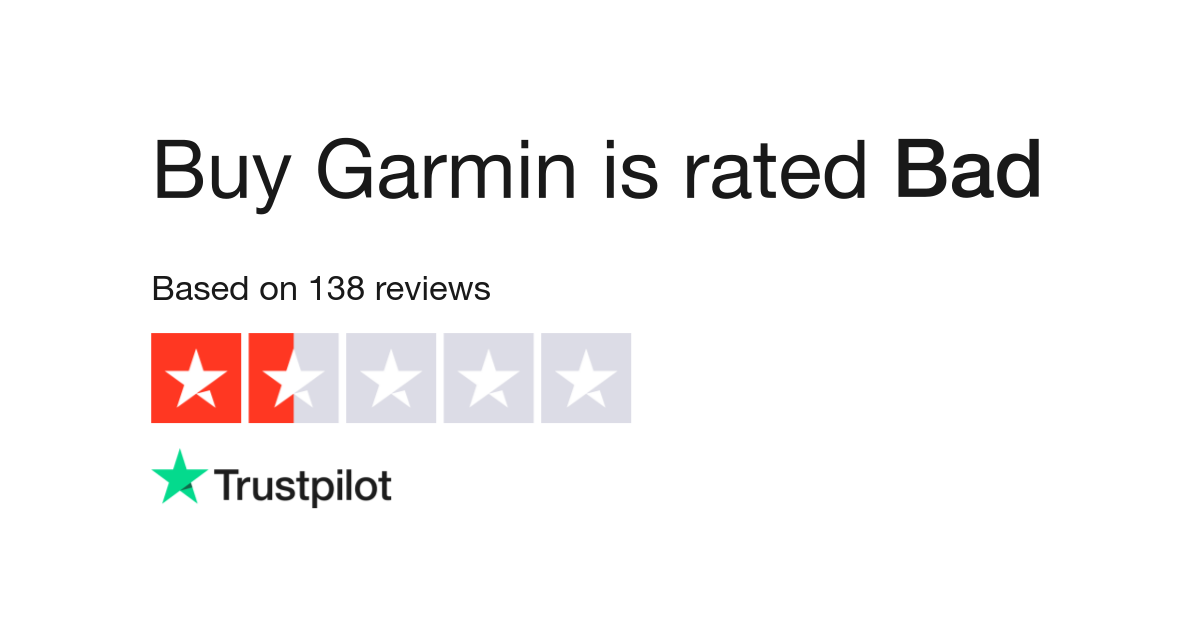 implicitte Tyr Gentagen Buy Garmin Reviews | Read Customer Service Reviews of buy.garmin.com