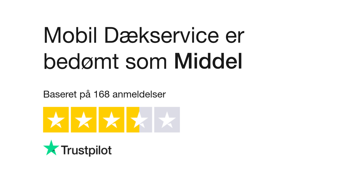 Anmeldelser af Mobil Dækservice | kundernes anmeldelser af www.mobil-daekservice.dk | 2 af 8