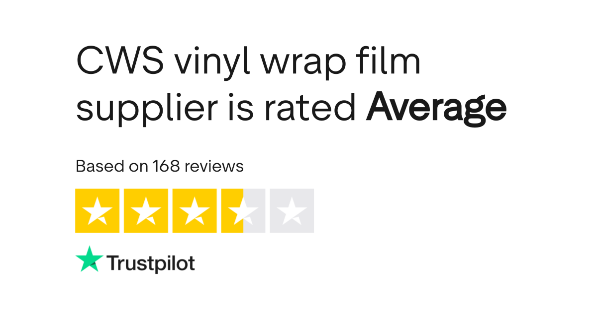 CWS vinyl wrap film supplier Reviews Read Customer Service Reviews of
