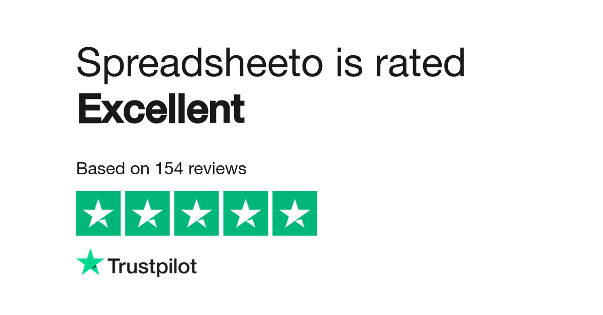 Spreadsheeto Reviews | Read Customer Service Reviews spreadsheeto.com