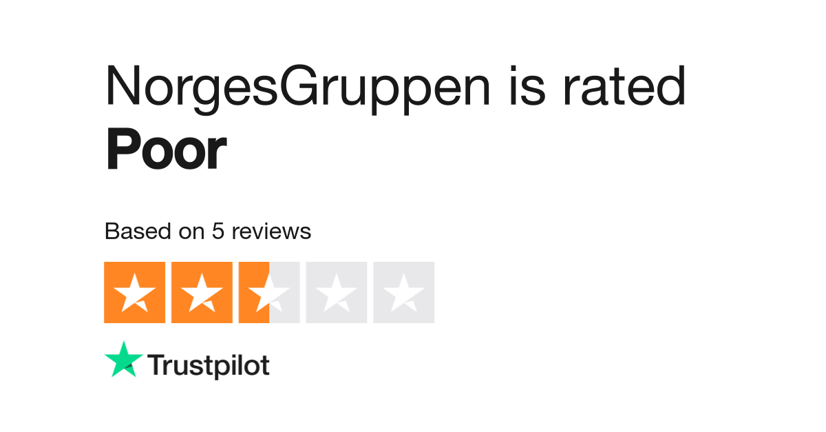 Norgesgruppen Reviews Read Customer Service Reviews Of Www Norgesgruppen No