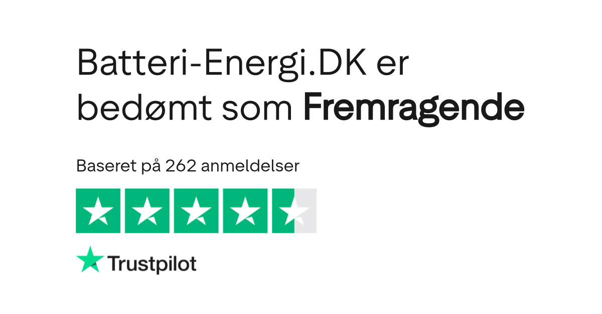 Anmeldelser af Batteri-Energi.DK | Læs kundernes anmeldelser af www ...