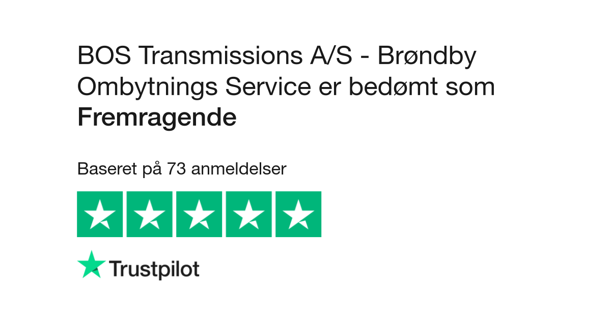 Anmeldelser af Transmissions - Brøndby Ombytnings Service Læs anmeldelser af www.bos.dk