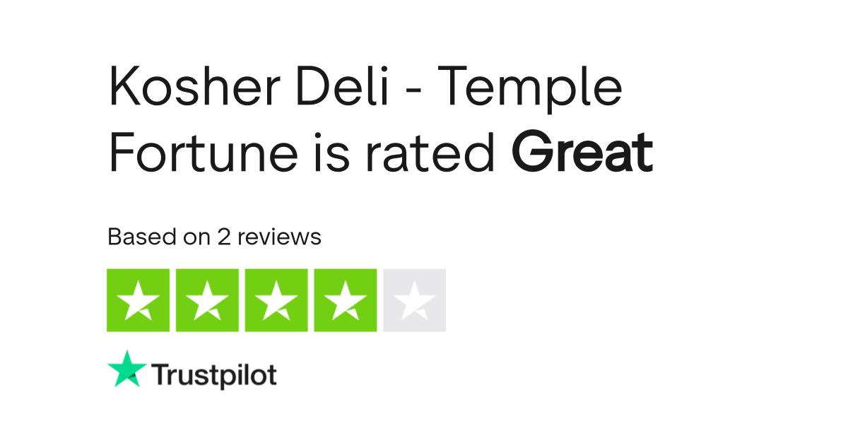 Kosher Deli Temple Fortune Reviews Read Customer Service Reviews of