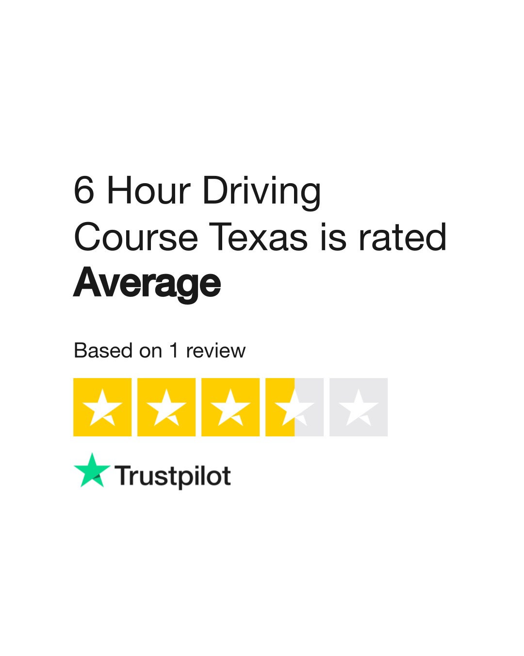 6 Hour Driving Course Texas Reviews Read Customer Service Reviews of