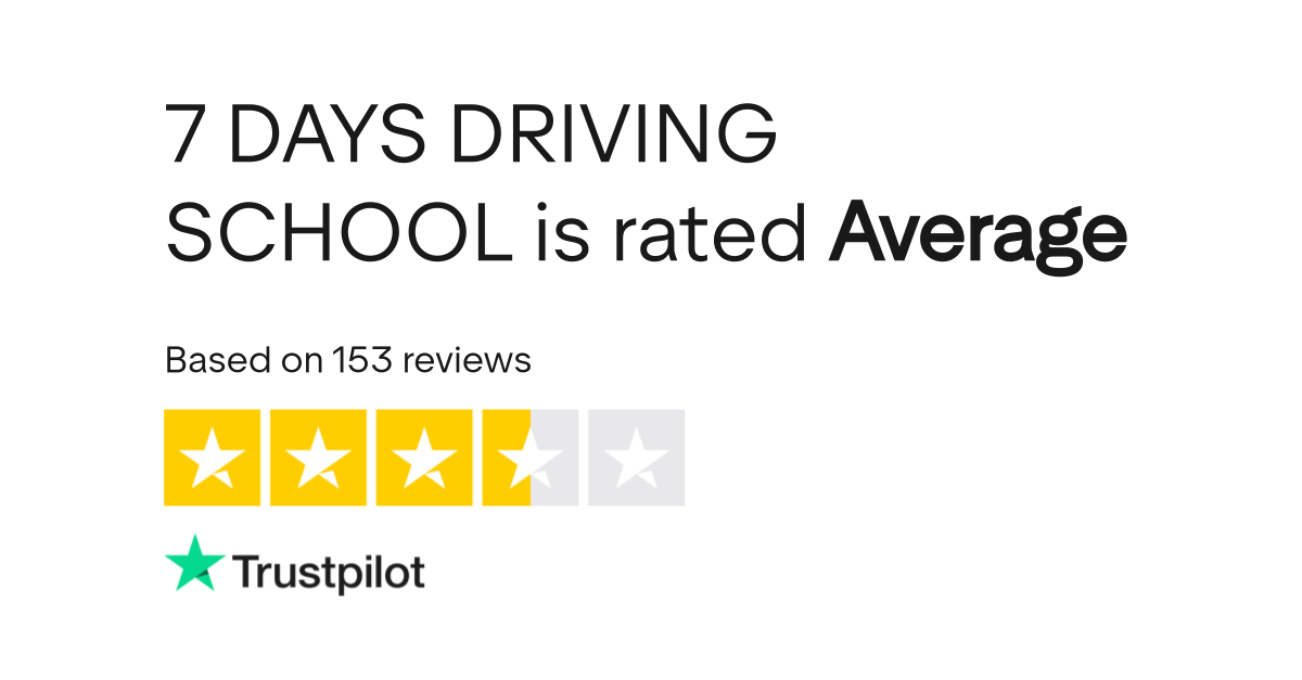 7 DAYS DRIVING SCHOOL Reviews Read Customer Service Reviews of