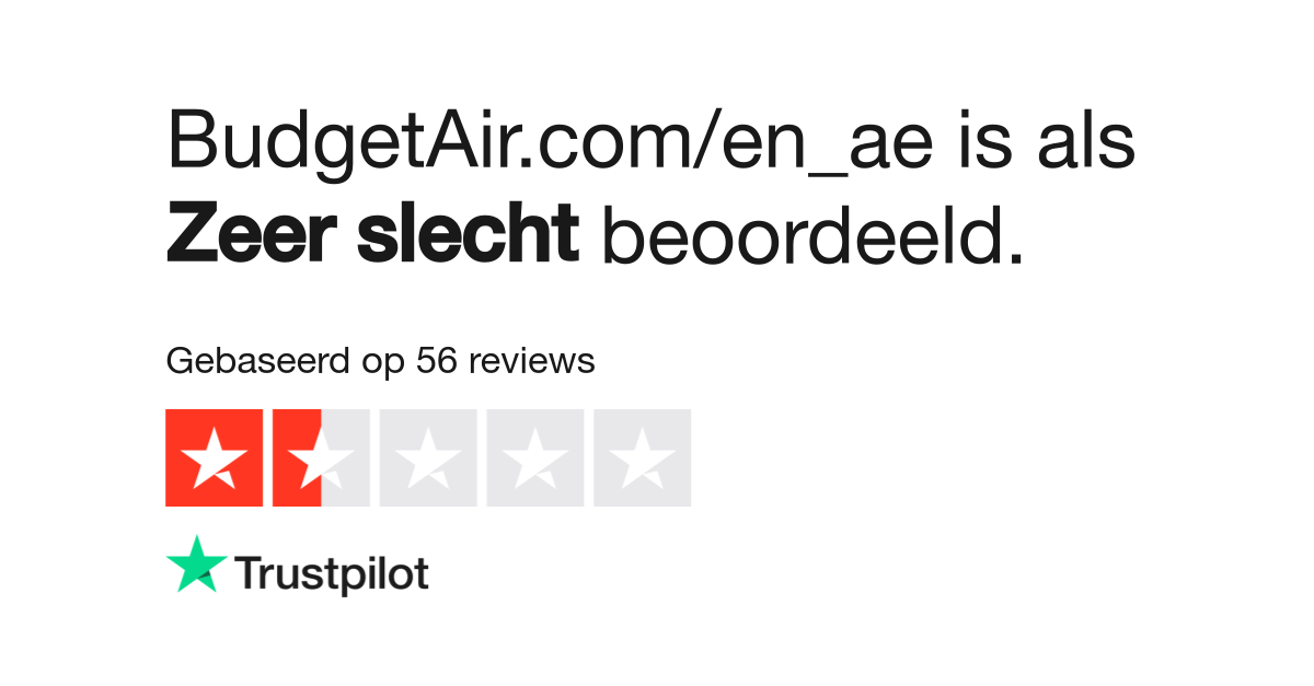 Budget Air reviews Bekijk consumentenreviews over budgetair.ae