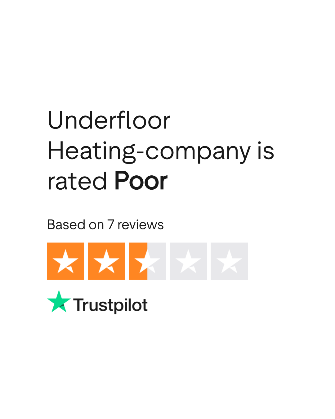 Underfloor Reviews Read Customer Service Reviews of