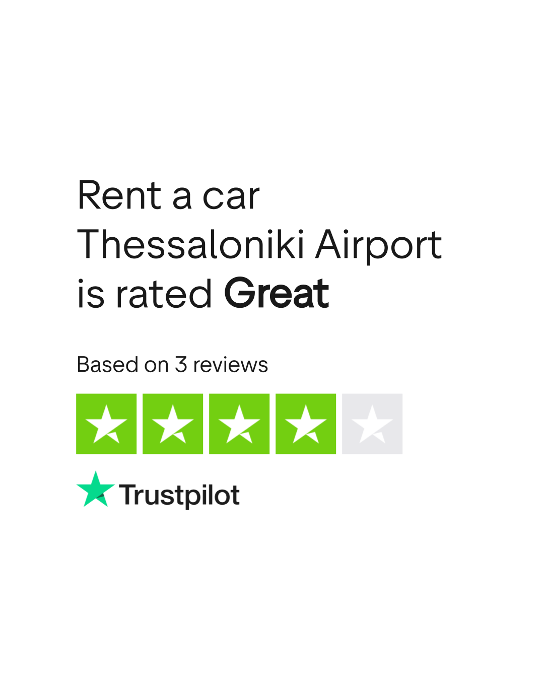 Rent a car Thessaloniki Airport Reviews Read Customer Service Reviews