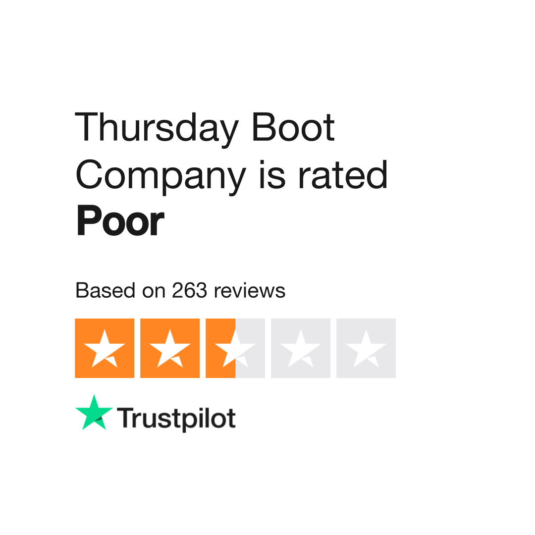 Thursday boots hot sale customer service