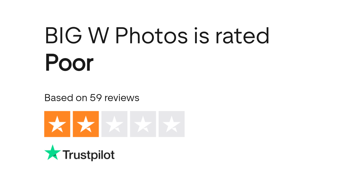 BIG W Photos Reviews Read Customer Service Reviews of www.bigwphotos