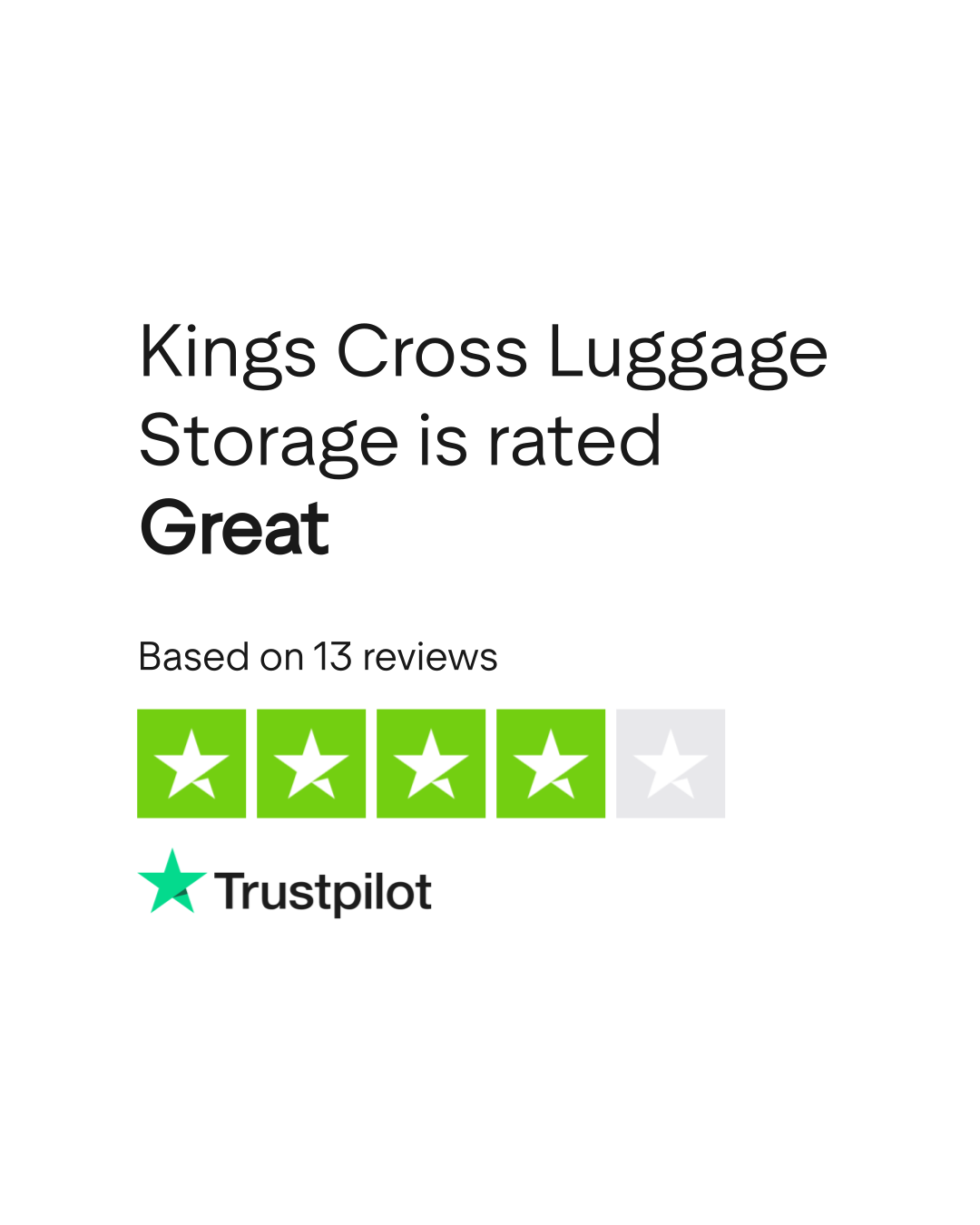 Kings Cross Luggage Storage Reviews | Read Customer Service Reviews of  kingscrossluggage.co.uk