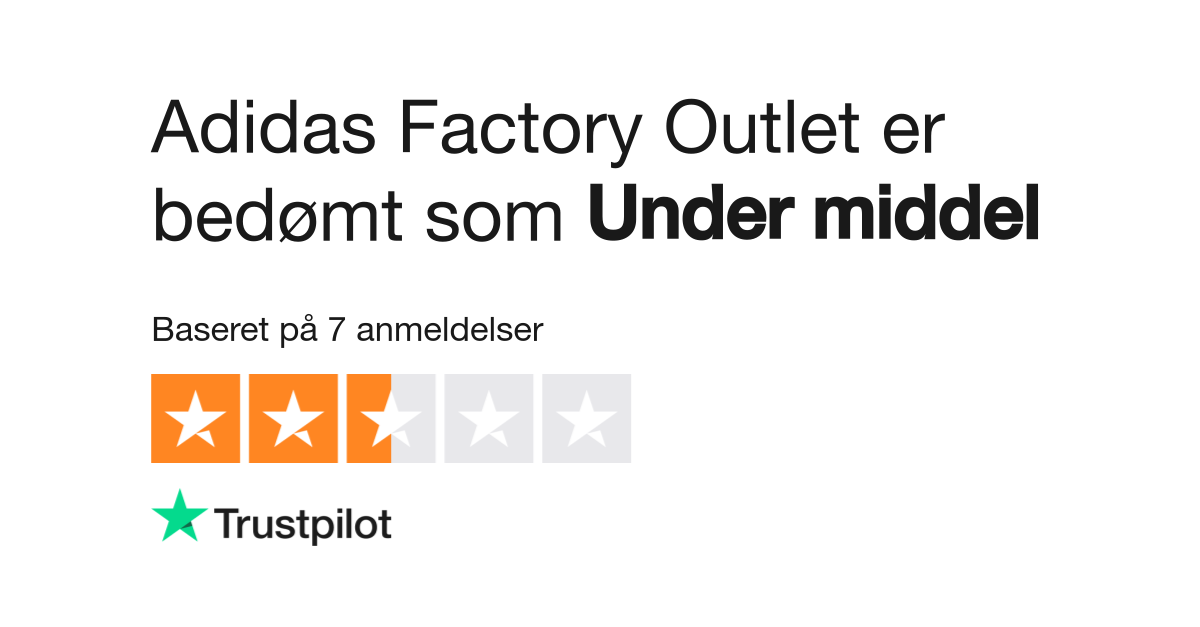 Adidas outlet cheap i danmark