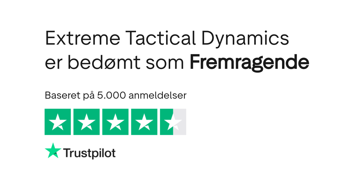Anmeldelser af Extreme Tactical Dynamics Læs kundernes anmeldelser af