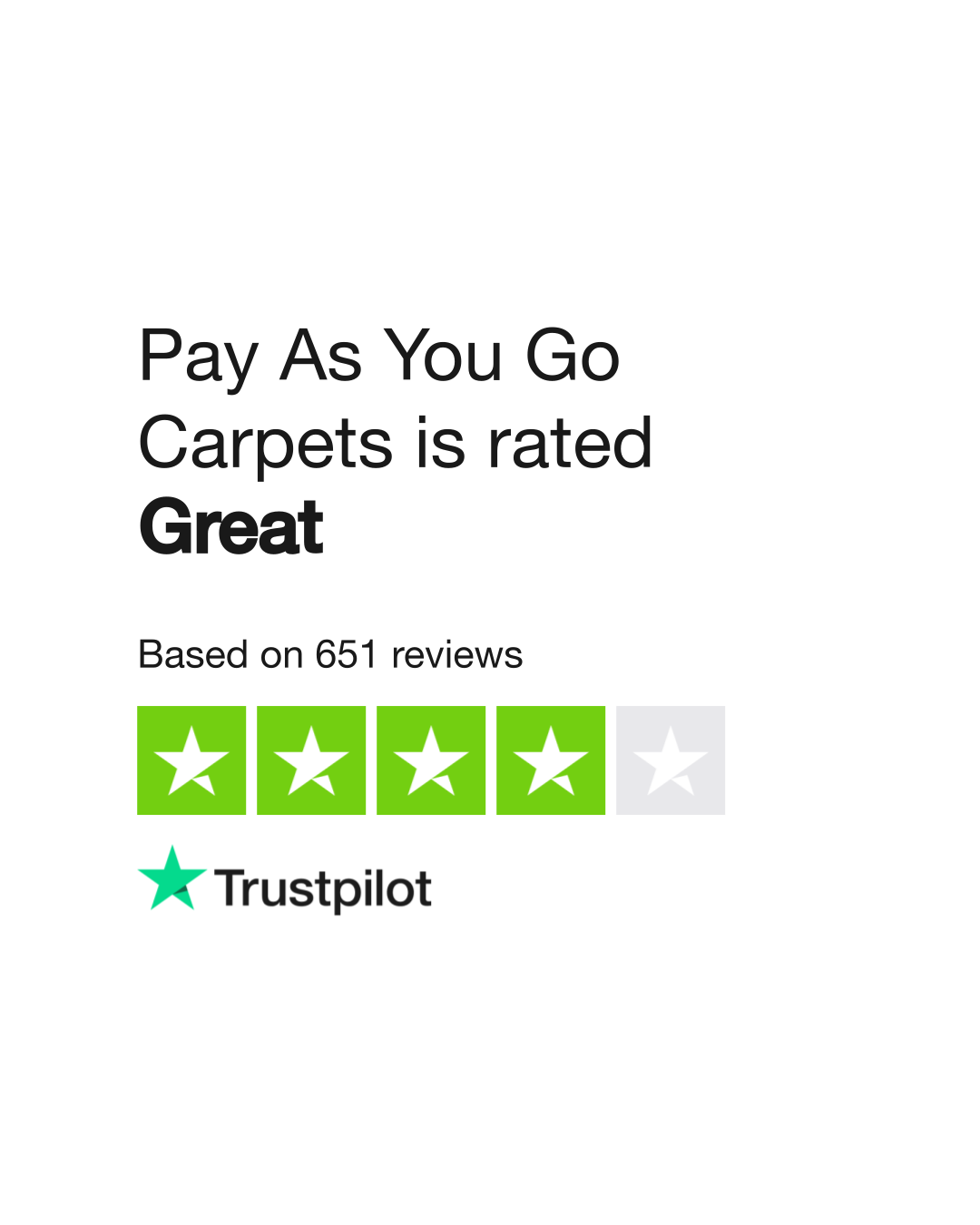 Pay as deals you go carpets