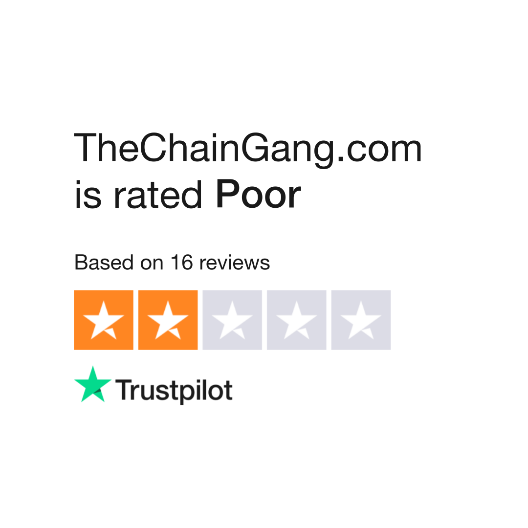 TheChainGang.com Reviews | Read Customer Service Reviews of  www.thechaingang.com