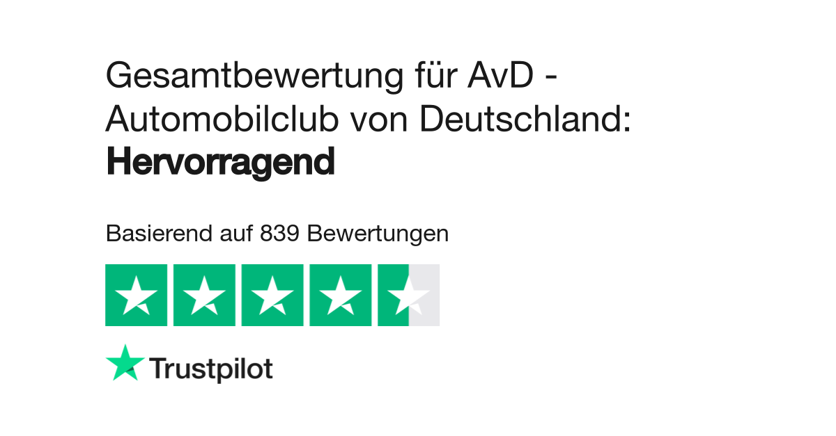 Bewertungen Zu Avd Automobilclub Von Deutschland Lesen Sie Kundenbewertungen Zu Avd De