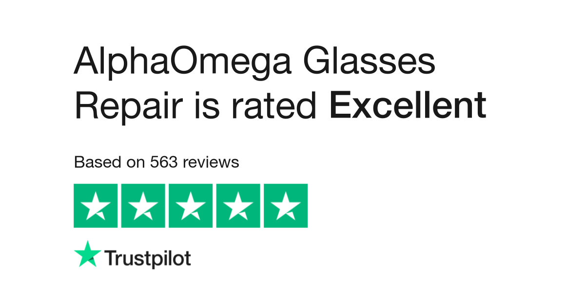 Glasses repair with AlphaOmega spectacle repairs 