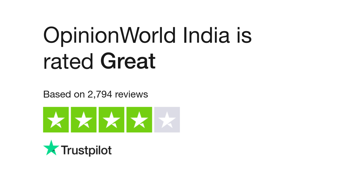 Opinionworld India Reviews Read Customer Service Reviews Of Www Opinionworld In