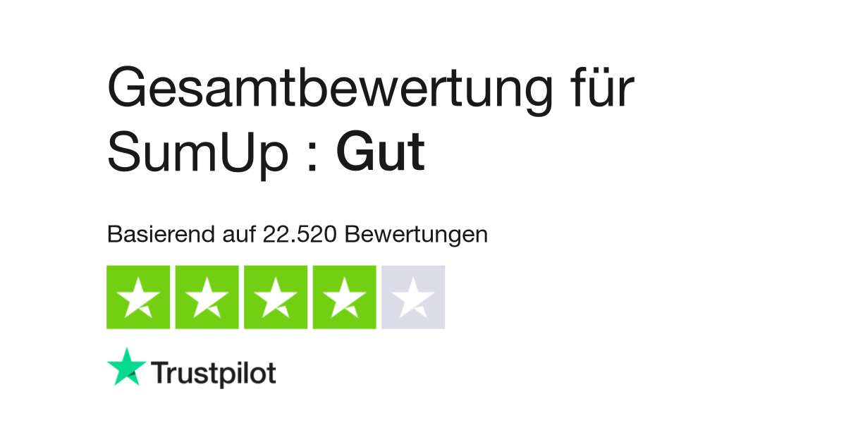 Bewertungen zu SumUp  Lesen Sie Kundenbewertungen zu sumup.com