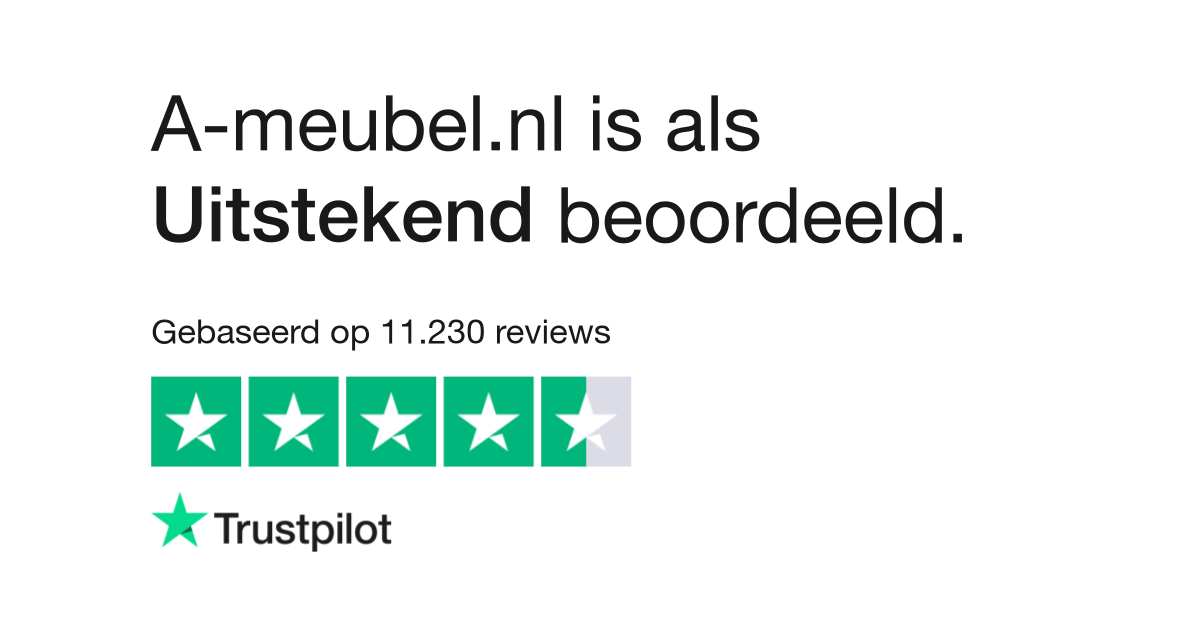 Uitsluiten Aas Reusachtig A-meubel.nl reviews | Bekijk consumentenreviews over a-meubel.nl