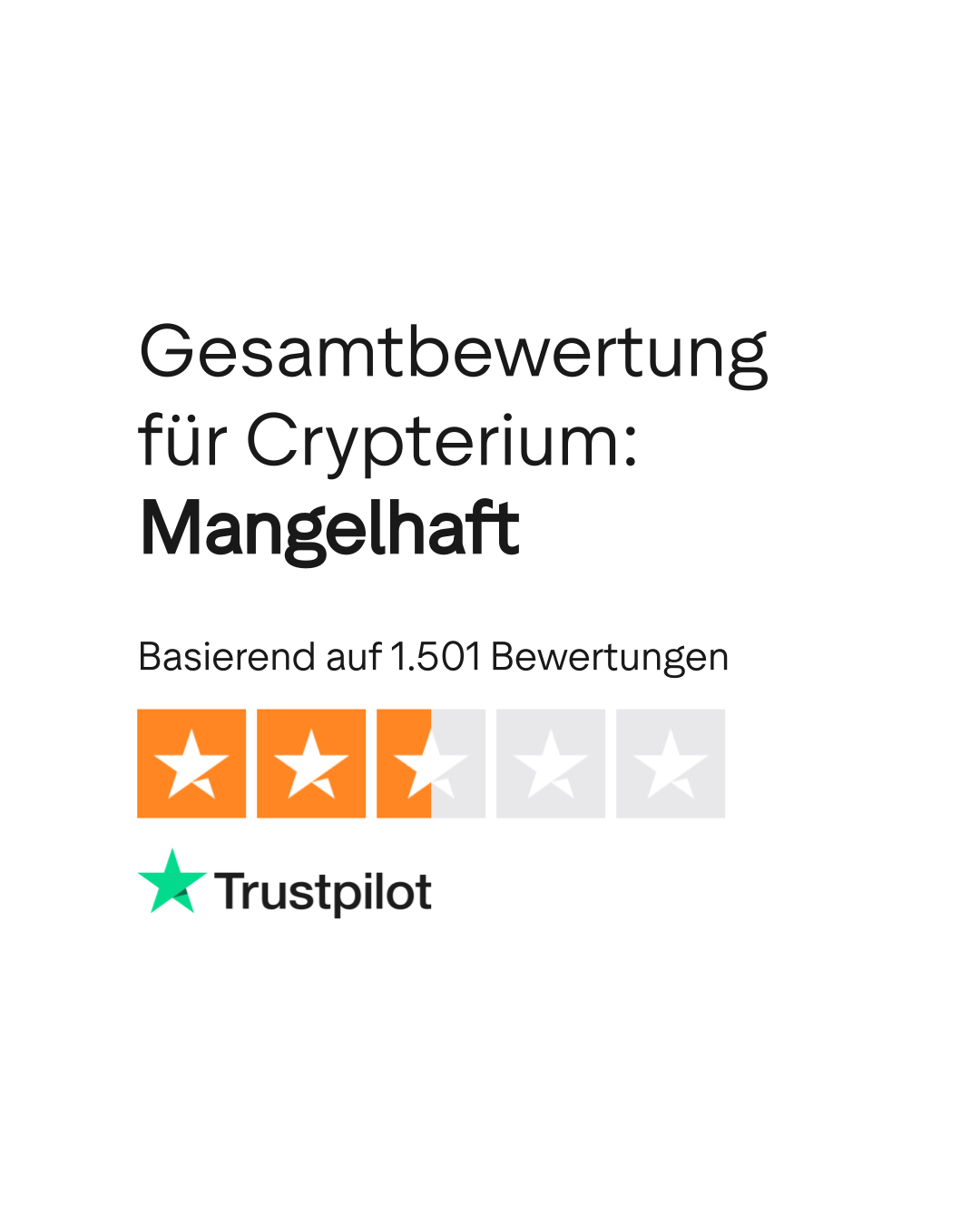Bewertungen zu Crypterium | Lesen Sie Kundenbewertungen zu crypterium.com