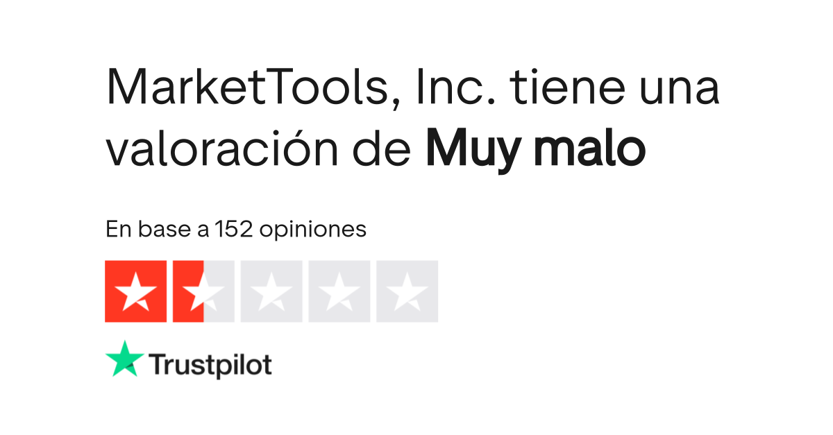 Opiniones sobre MarketTools, Inc. Lee las opiniones sobre el servicio de