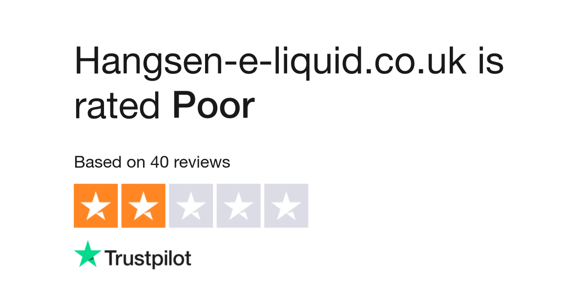 Hangsen e liquid Reviews Read Customer Service Reviews of