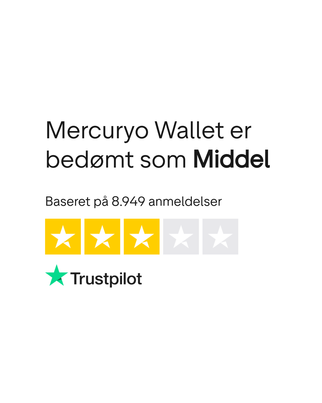 Anmeldelser af Mercuryo Wallet | Læs kundernes anmeldelser af mercuryo.io