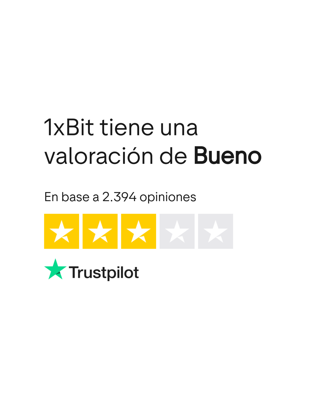Opiniones sobre 1xBit | Lee las opiniones sobre el servicio de 1xbit.com |  2 de 4