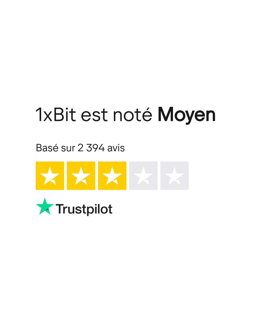 Avis de 1xBit | Lisez les avis marchands de 1xbit.com | 2 sur 3