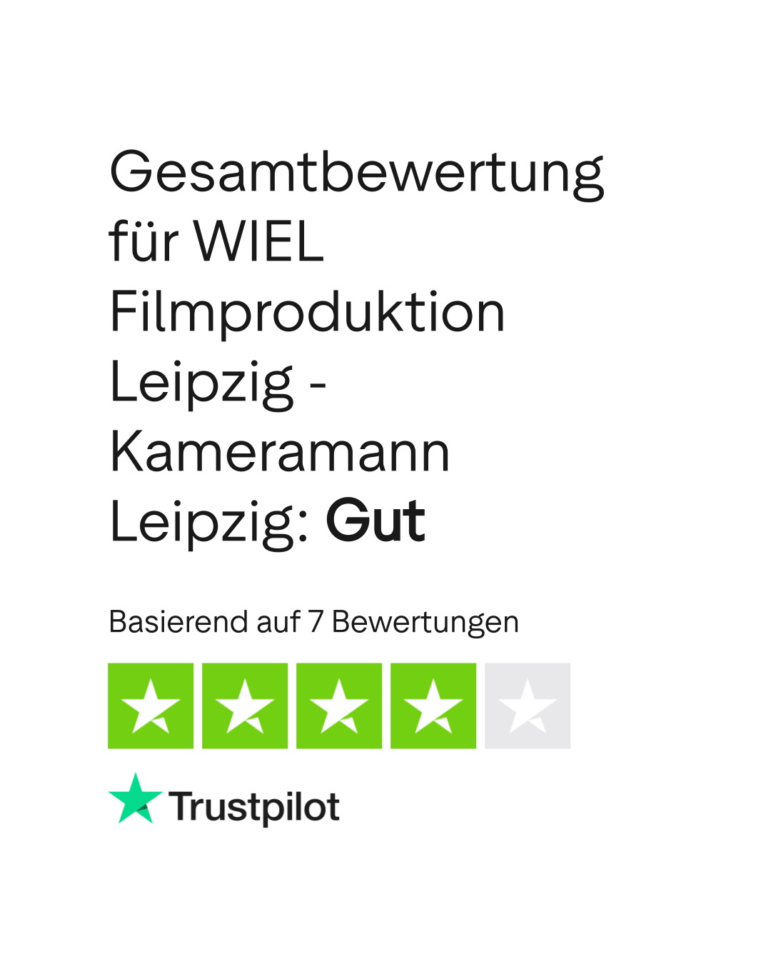 Bewertungen zu WIEL Filmproduktion Leipzig - Kameramann Leipzig | Lesen Sie  Kundenbewertungen zu wiel.org