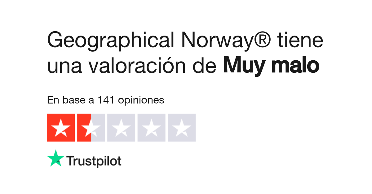 Tallas geographical norway online opiniones