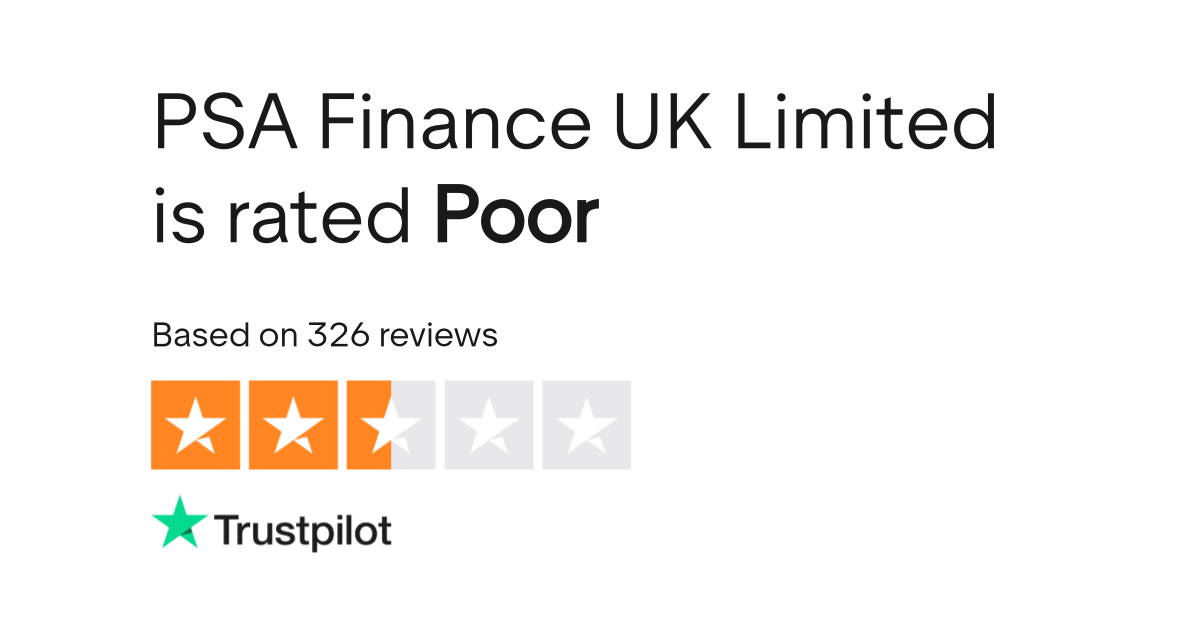 PSA Finance UK Limited Reviews Read Customer Service Reviews of psa