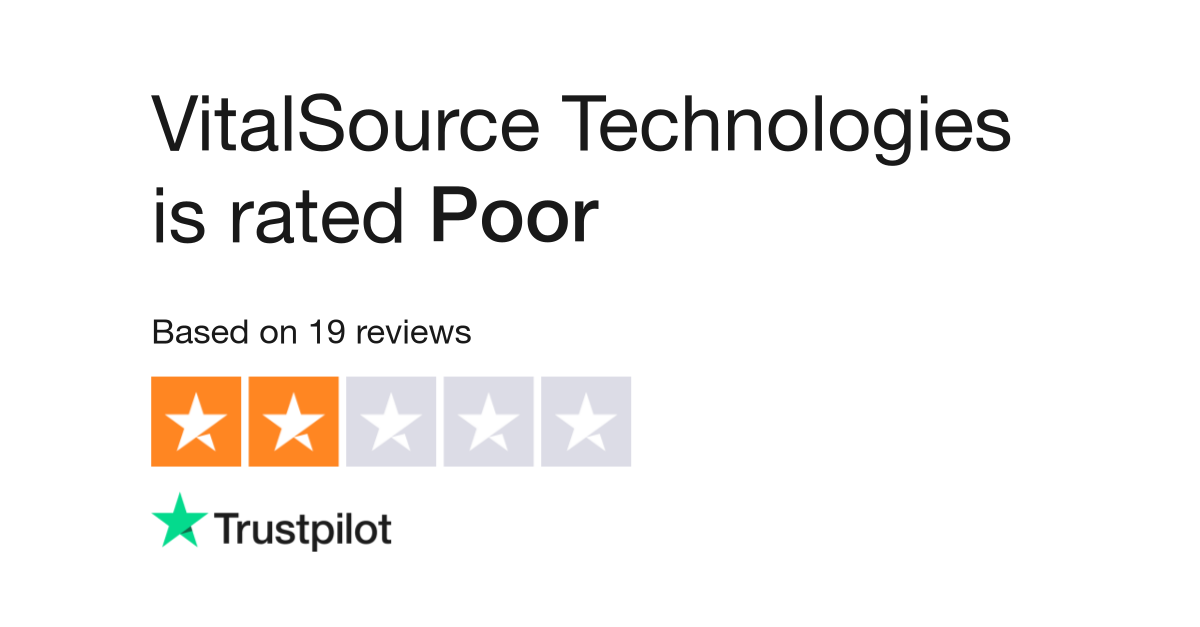 VitalSource Reviews  vitalsource.com @ PissedConsumer