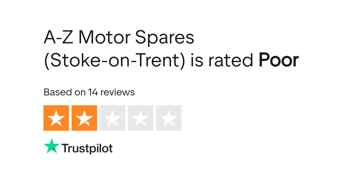 AZ Motor Spares (StokeonTrent) Reviews Read Customer Service