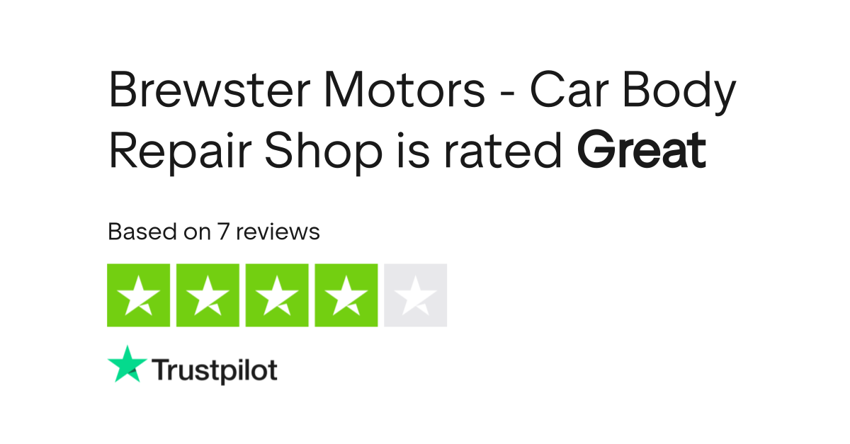 Brewster Motors Car Body Repair Shop Reviews Read Customer Service